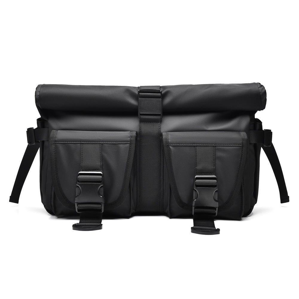 New men's bag functional oblique span bag men's sports waterproof travel shoulder bag large capacity computer expansion messenger bag