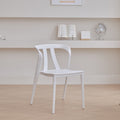 Scandinavian plastic chair balcony courtyard popular dining table and chair thickened dining chair stackable casual backrest stoolaccessible luxury