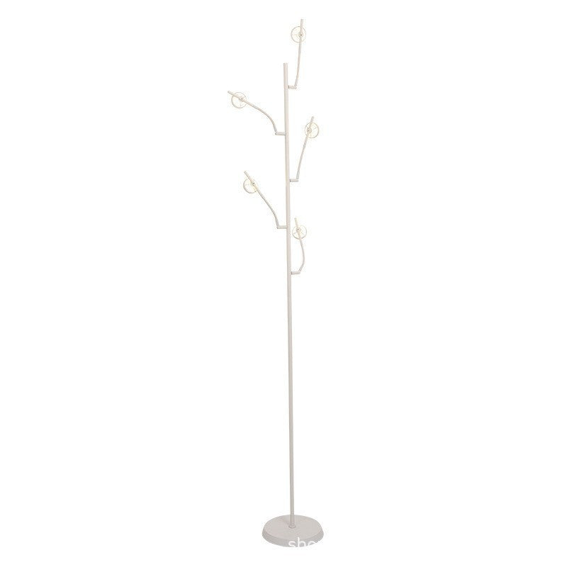 Five-head floor lamp with light and shadow projection - perfect for living room, bedroom, sunset & dawn ambiance, and popular live streaming background lighting