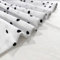 Best selling shein suspender dress off shoulder sexy polka dot printing metal buckle ruffles mini skirt
