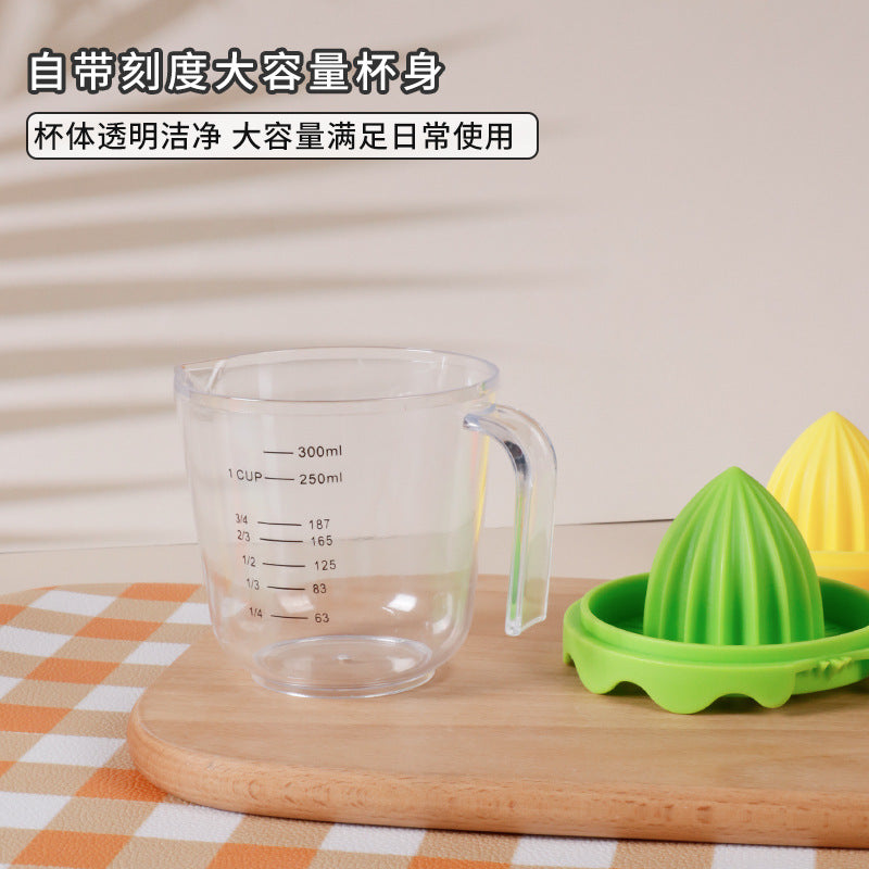 Best selling manual juicer with lid lemon cup fruit juicer for home portable mini juicer cup spot wholesale
