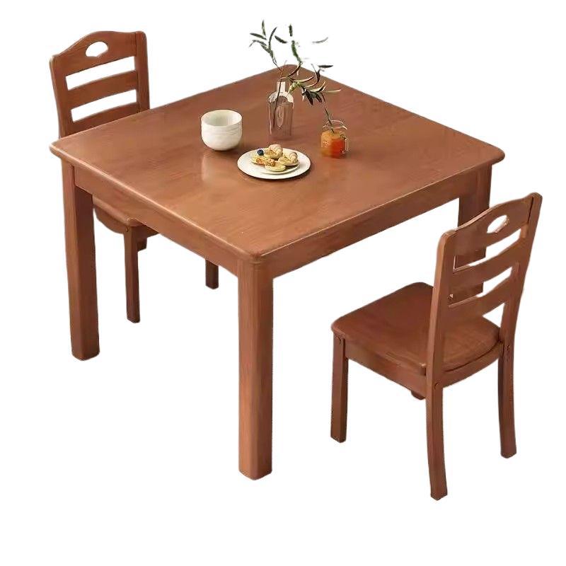 Square solid wood dining table small apartment for homechinoiserie small square table casual card rental room tea table square table