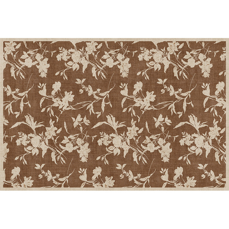 Carpet living room retro style waterproof anti-fouling sofa coffee table mat medieval stain-resistant bedroom large area full bed blanket