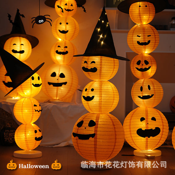 Halloween decorations, festival supplies, luminous pumpkin lights, night lights, atmosphere arrangement props, decorative lantern ornaments