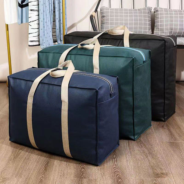 Moving bag Large capacity wholesale quilt clothes storage bag Moving bag Non-woven large thickened duffel bag