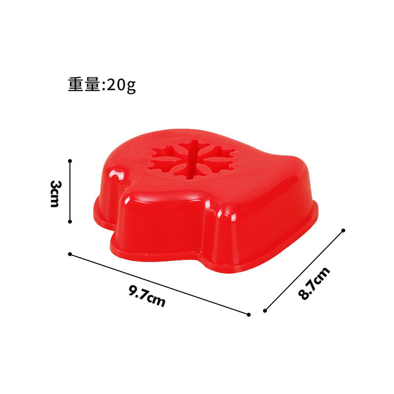 Christmas glove shaped rice ball mold - fun diy holiday party snowflake baking cookie cutter - cross-border