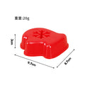 Christmas glove shaped rice ball mold - fun diy holiday party snowflake baking cookie cutter - cross-border