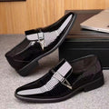 New arrival business formal leather shoes men's casual wedding groom british heightening summer breathable youth pointed toe men's shoes
