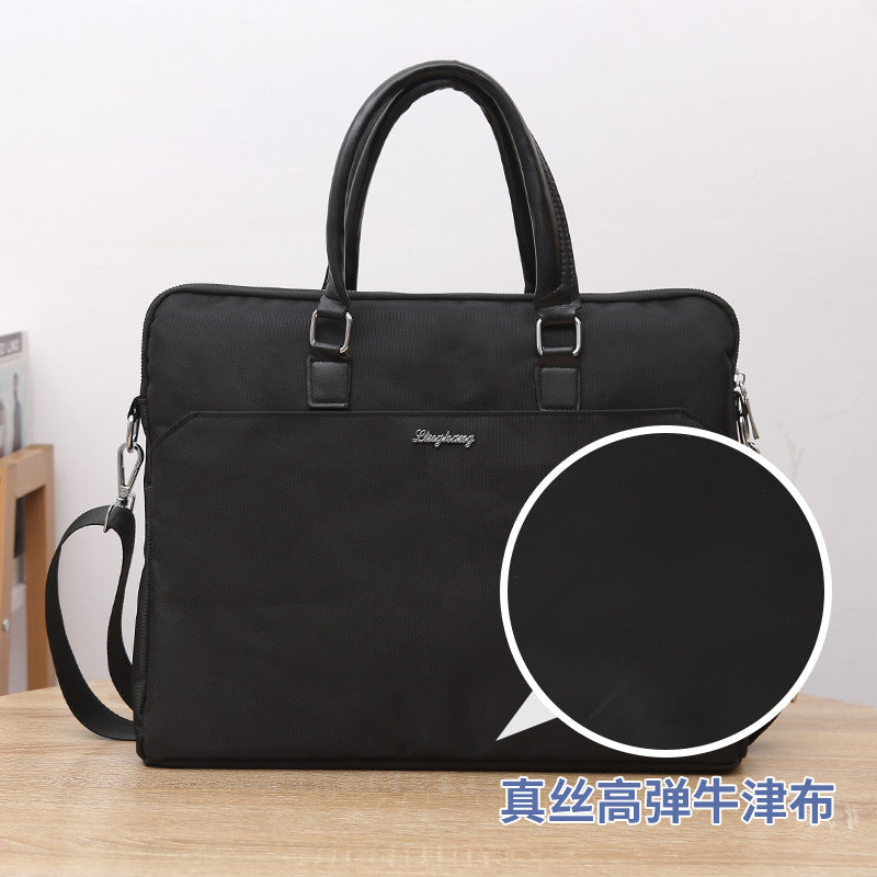 Pilot 816 Men's Handheld Briefcase Canvas Briefcase Water-proof Business Travel Document Computer Bag Casual