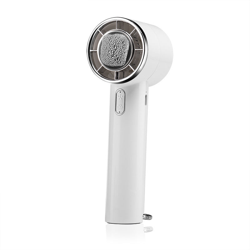 26 cross-border new portable fan semiconductor cold compress desktop stand light sound outdoor high wind handheld small fan