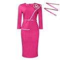 D551export women's clothing  spring new arrivalfashioneleganteleganceol pencil skirt hip-covering african dress