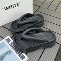 Flip-flops women's outwearsummernew arrivalinspopularthick solenon-slip seaside beach flip-flops with shit-like sandals