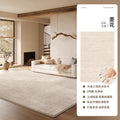 Carpet living room solid wood wabi-sabi style light luxury high-end no-wash and wipeable sofa cushion bedroom large area full bed blanket