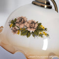 British european retro table lamp bedroom bedside lamp pastoral glass antique old shanghai study remote control dimming lamp