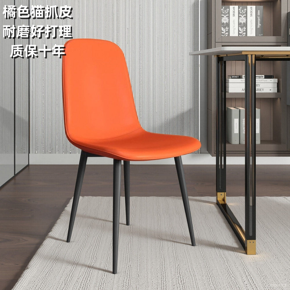 Factory direct normcore dining chair for home italian accessible luxury office chair high density sponge creative negotiation back chair