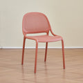 For homethickened scandinavian plastic chair back chair cut outoutdoor casual dining chair stackable stool scandinavian style