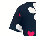 wholesale women's short-sleeved dresses, fashionable women's dresses for spring, summer, and autumn, new cross-border printed designs
