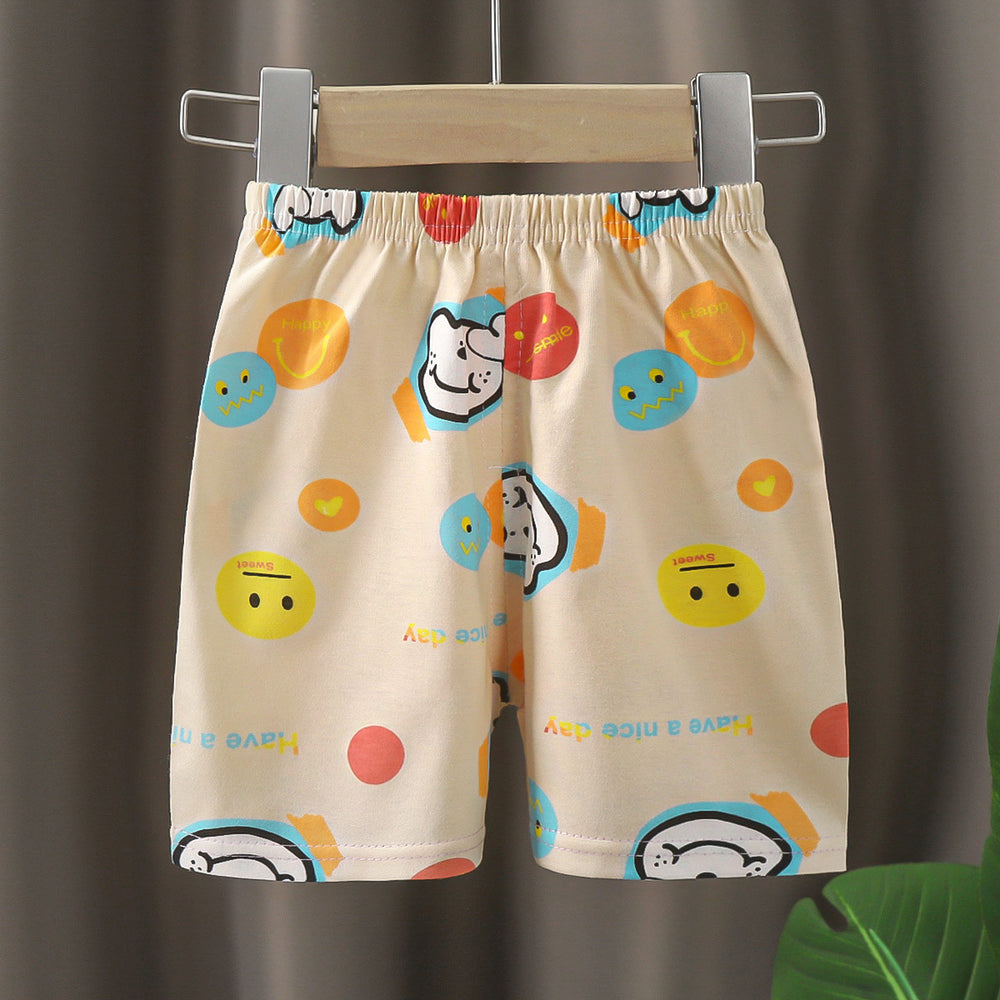 Summer kids' pure cotton shorts, baby pants, boys' and girls' all-cotton casual pants, toddler and child's undershirts - dropshipping available