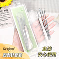 Keqi acne needle acne acne needle blackhead clip 4-piece suit stainless steel pick squeeze acne beauty tool wholesale