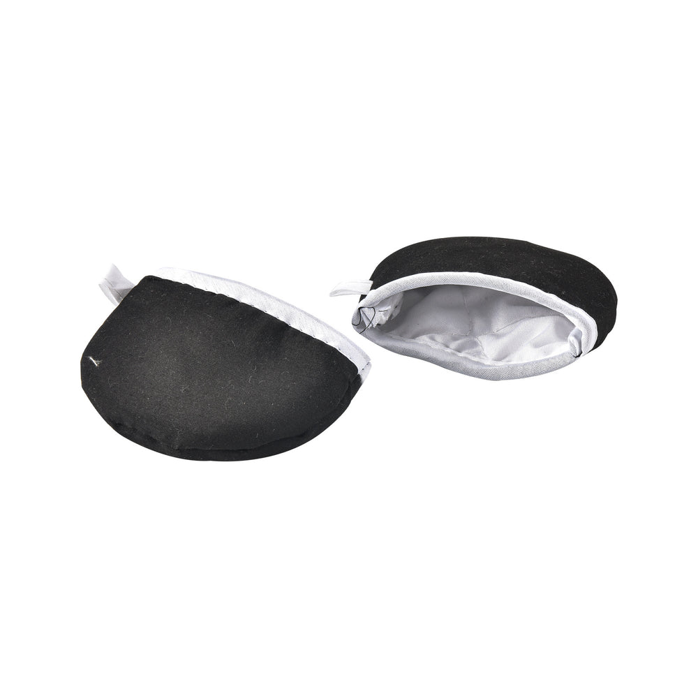 Fabric oven mitts - washable kitchen gloves for pots, pans, and grilling