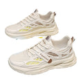 2025 spring new men's breathable mesh sneakers - trendy, versatile chunky sole athletic shoes - casual dad shoes