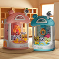 Kids mini claw machine electric sound and light clip doll gashapon candy game machine boys and girls gift toys