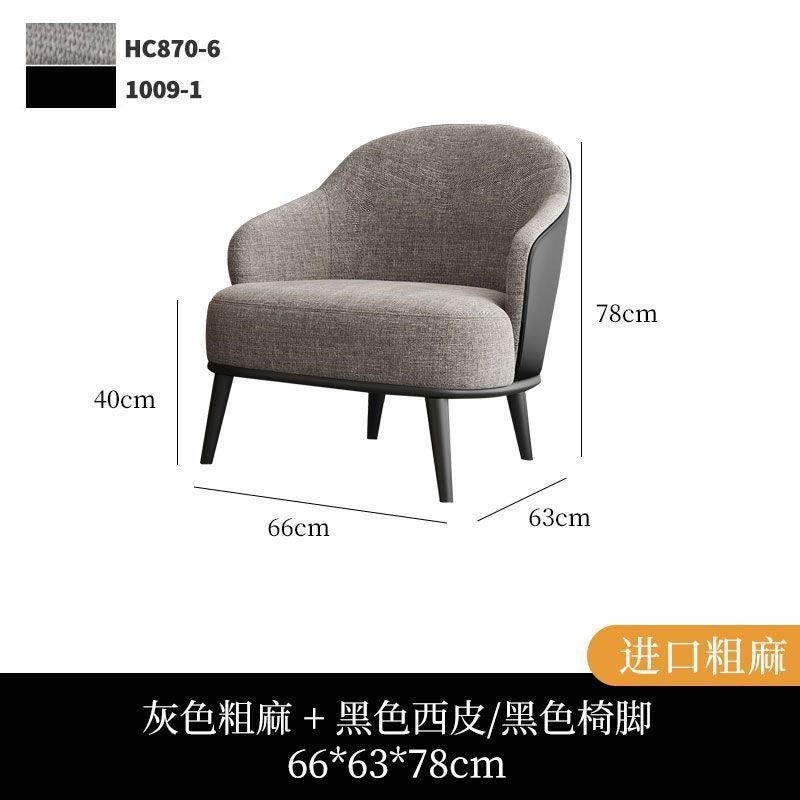 Customized hotel sofa light luxury business club office negotiation sofa table and chair combination guest leisure reception sofa
