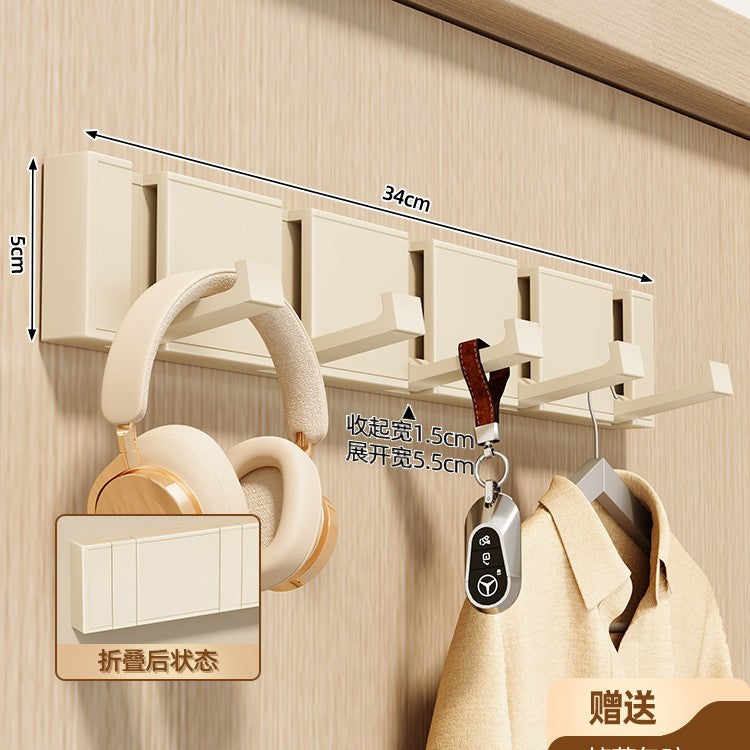 Invisible hook entryway no-drill over-the-door clothes hanger wall-mounted entryway coat hook - premium quality