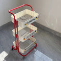 Influencer-style rolling cart shelf - home use, kitchen, bedroom, snack rack, living room multifunctional storage organizer - wholesale