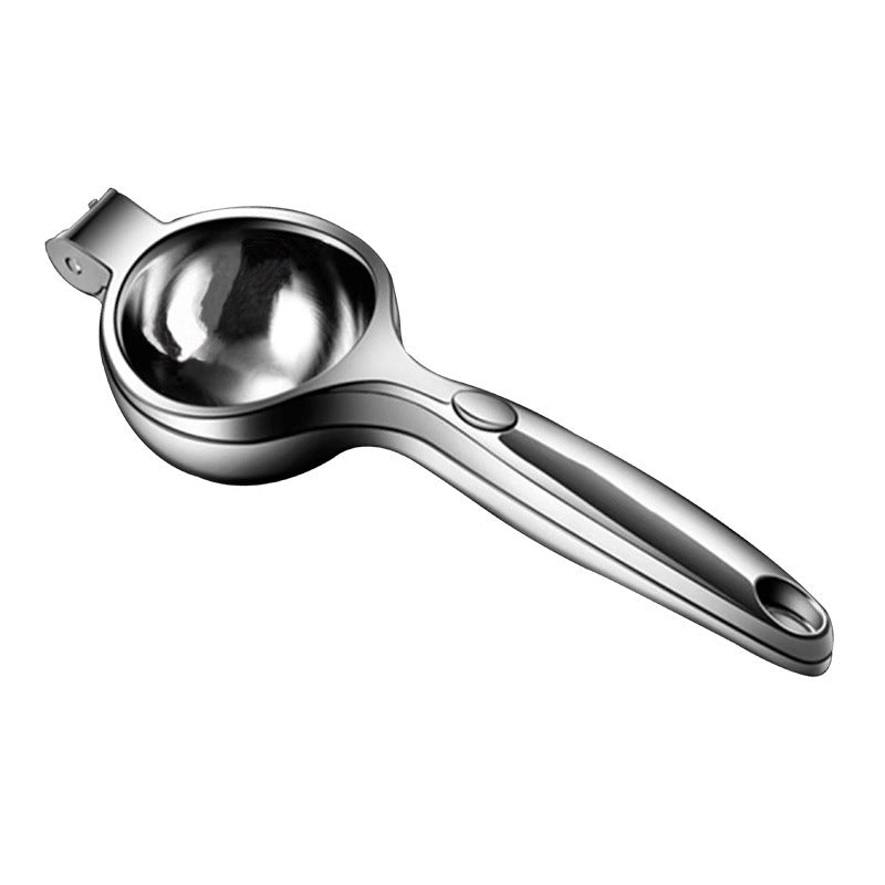 Manual lemon juicer, fruit juicer, multi-function squeezer, stainless steel lemon press, squeezing tool
