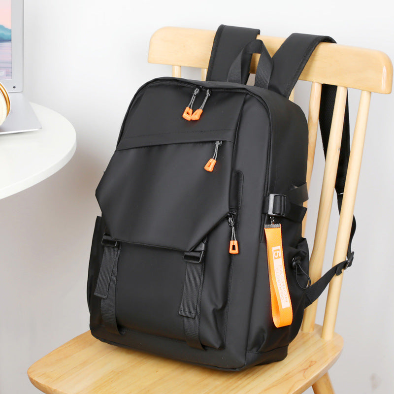 Business Men's Double Back Casual Men's Backpack, Going Out Travel Backpack Computer Bag Tooling Wind Backpack