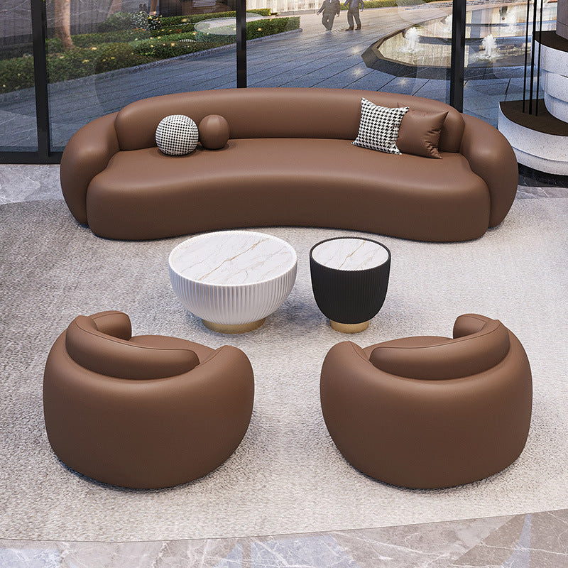 Modern light luxury reception & negotiation sofa set - ideal for lounges, vip clubs, halls, reception areas, and sales centers
