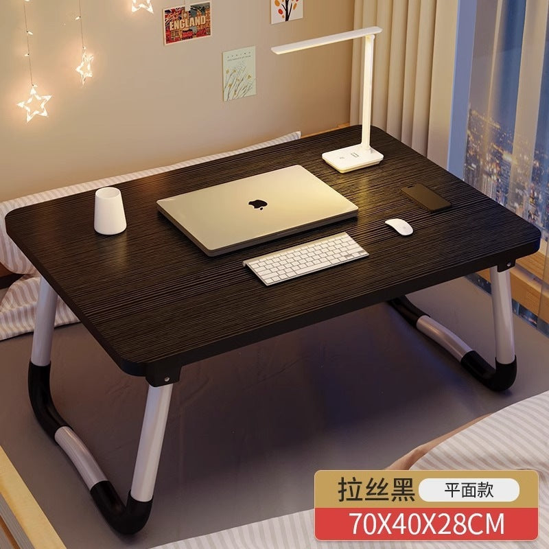 Small table on the bed, foldable computer desk, for home bedroom bay window desk, dormitory student dormitory lazy study table