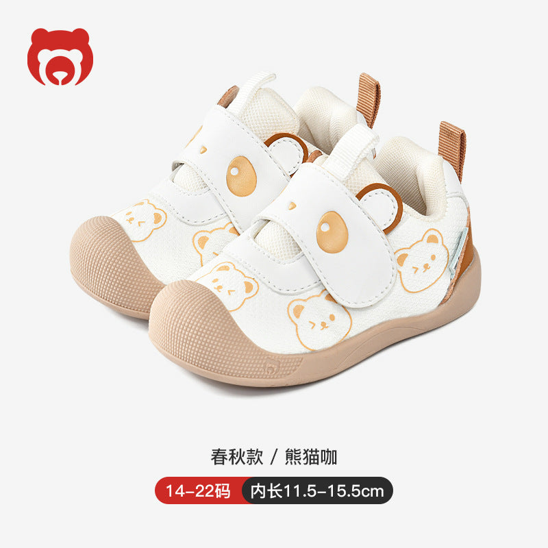 Baby boys' first walker shoes - spring/autumn style, soft sole, anti-slip functional shoes, ages 1-2 to 5 years, toddler shoes for baby girls
