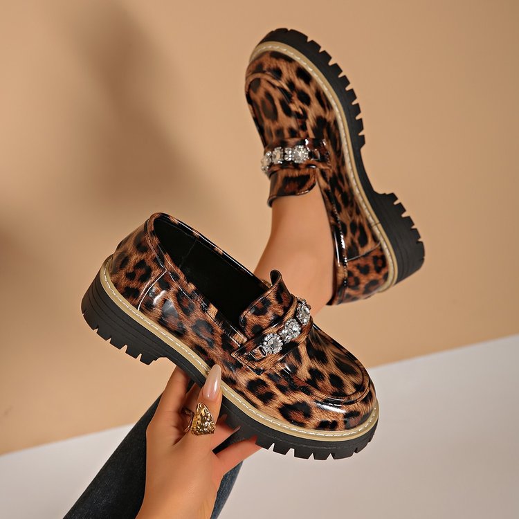 spring/autumn new arrival: plus size chunky sole loafers for women, sizes 36-43. wholesale available. perfect for  and  dropshipping
