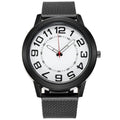New arrival quartz watch for export, stylish men's mesh strap watch, business wristwatch, sports series, ready stock, wholesale one piece