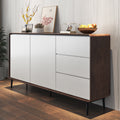 Walnut color + white model (with cabinet legs))