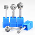 Electric grinding head milling cutter tungsten steel grinding head tungsten steel/carbide rotary file/metal grinding head d-shaped ball head type