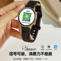 Bestselling dual-payment round screen smartwatch for high school girls - stylish, nfc access, ai assistant, fitness tracker (instagram hot item)