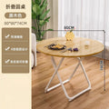 Whole table 80 round wood grain