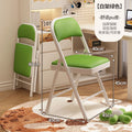[reinforced steel base] white frame-green leather
