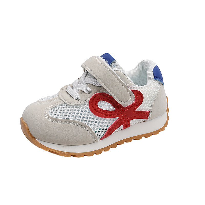 Kids' shoes:  spring/summer new collection - mesh, hollow-out, breathable boys' sneakers, soft sole, non-slip girls' crocs