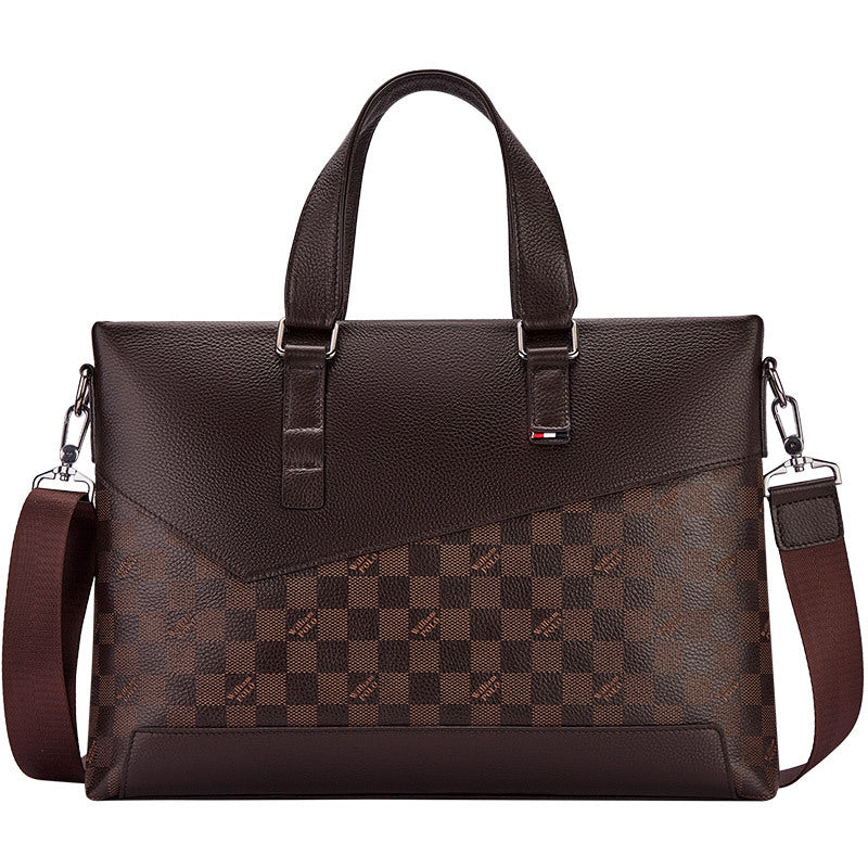 Emperor Paul briefcase men's leather messenger bag men's business leisure handbag shoulder bag genuine wholesale