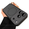 Magnetic suction suitable for iphone17promax mobile phone case apple 16 all-inclusive anti-fall iphone17promax case