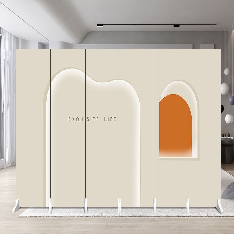 Minimalist screen partition for living room, beauty salon, office, room, home, entryway – folding and mobile