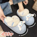 Fall and winternew arrival baotou waterproof cotton slippers with a sense of stepping on shit, thickenedheattech non-slip indoor and outdoor home stuffed women's cotton shoes
