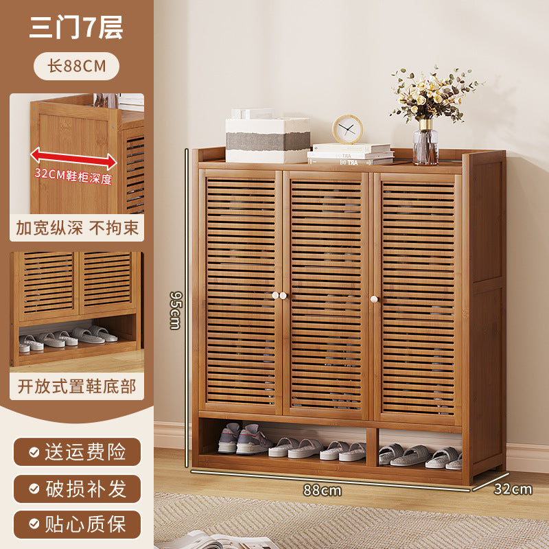 Simple shoe rack at home, large-capacity shoe cabinet at the door, cabinet for storing shoes, dustproof 40 pairs of shoes, new door cabinet