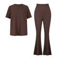 Fashionsuit women's cross-border loose t-shirt longloose pants elegantwork clothingtwo-piece set women's two piece set