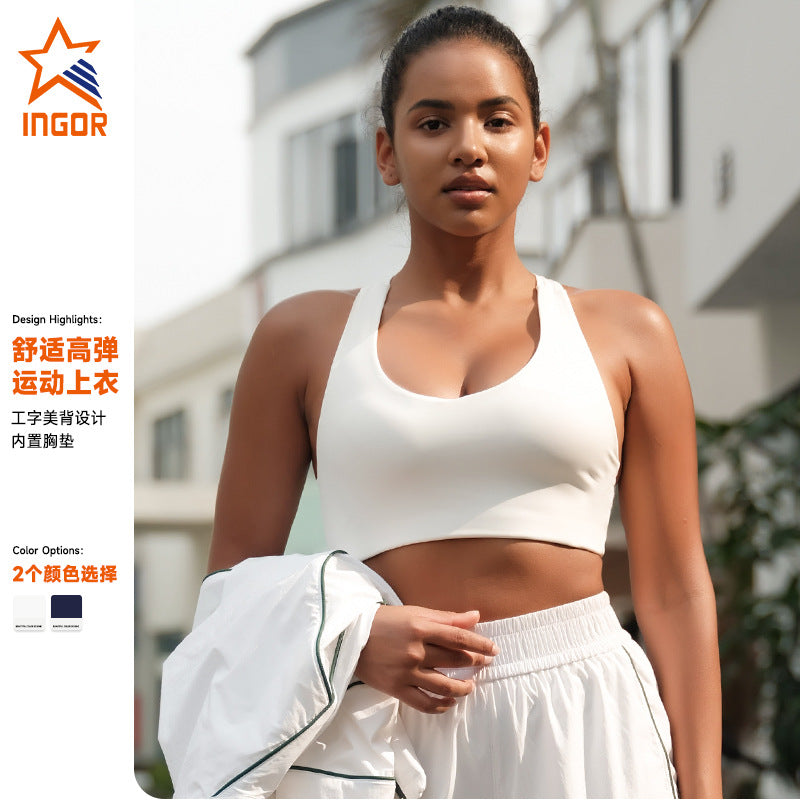 Ready-to-ship women's golf & tennis top - quick-dry activewear, versatile backless design, perfect for fitness & underwear