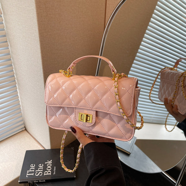 Xiaoxiangfeng diamond mobile phone bag women's summer 2025 new ins style girl fashion versatile foreign style small square bag